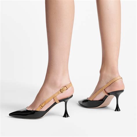 louis vuitton heels pumps|louis vuitton slingback pumps.